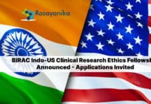 BIRAC Indo-US Clinical Research Ethics Fellowship Announced - Applications Invited