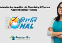 Hindustan Aeronautics Ltd Chemistry & Pharma Apprenticeship Training - Candidates Apply Now