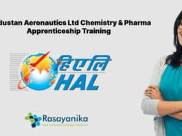 Hindustan Aeronautics Ltd Chemistry & Pharma Apprenticeship Training - Candidates Apply Now