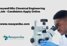 Honeywell BSc Chemical Engineering Job - Candidates Apply Online