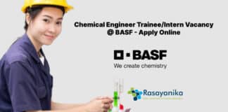 Chemical Engineer Trainee/Intern Vacancy @ BASF - Apply Online