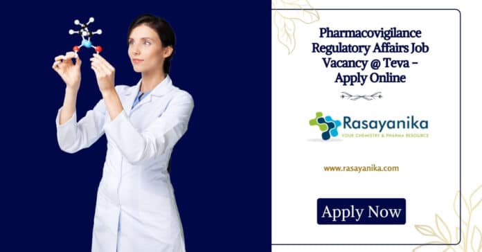 Pharmacovigilance Regulatory Affairs Job Vacancy @ Teva - Apply Online