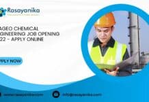 Diageo Chemical Engineering Job Opening 2022 - Apply Online