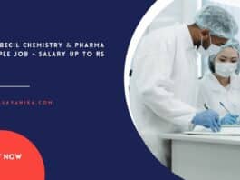 Govt BECIL Chemistry & Pharma Multiple Job - Salary up to Rs 50,000