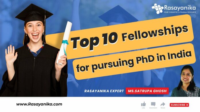 Top 10 Chemistry Fellowships For Pursuing PhD In India