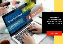 Khorana Program for Scholars 2022 - Pharma Apply