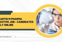 Novartis M Pharma Executive Job - Candidates Apply Online