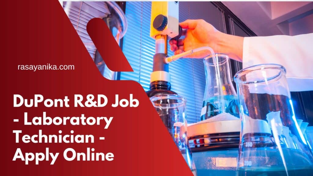 DuPont R&D Job Laboratory Technician Apply Online