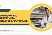 NIT Durgapur BSc Chemistry Job - Candidates Apply Online