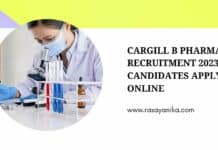 Cargill B Pharma Recruitment 2023 - Candidates Apply Online