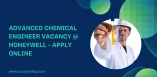 Advanced Chemical Engineer Vacancy @ Honeywell - Apply Online