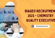 Diageo Recruitment 2023 - Chemistry Quality Executive