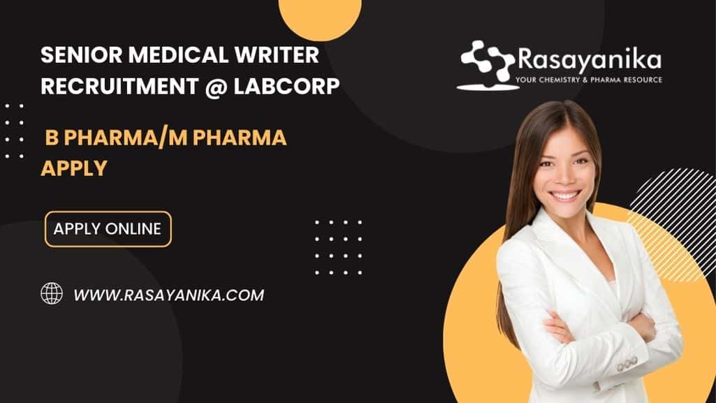 Senior Medical Writer Job LabCorp B Pharma/M Pharma