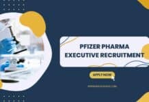 Pfizer Pharma Executive Recruitment
