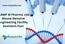 C-CAMP M Pharma Job - Mouse Genome Engineering Facility Assistant Post