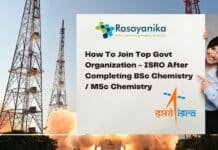 How To Join Top Govt Organization - ISRO After Completing BSc Chemistry / MSc Chemistry