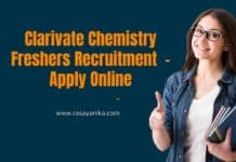 Clarivate Chemistry Freshers Recruitment - Apply Online