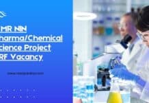 ICMR NIN Pharma/Chemical Science Project SRF Vacancy