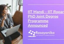 IIT Mandi - IIT Ropar PhD Joint Degree Programme Announced