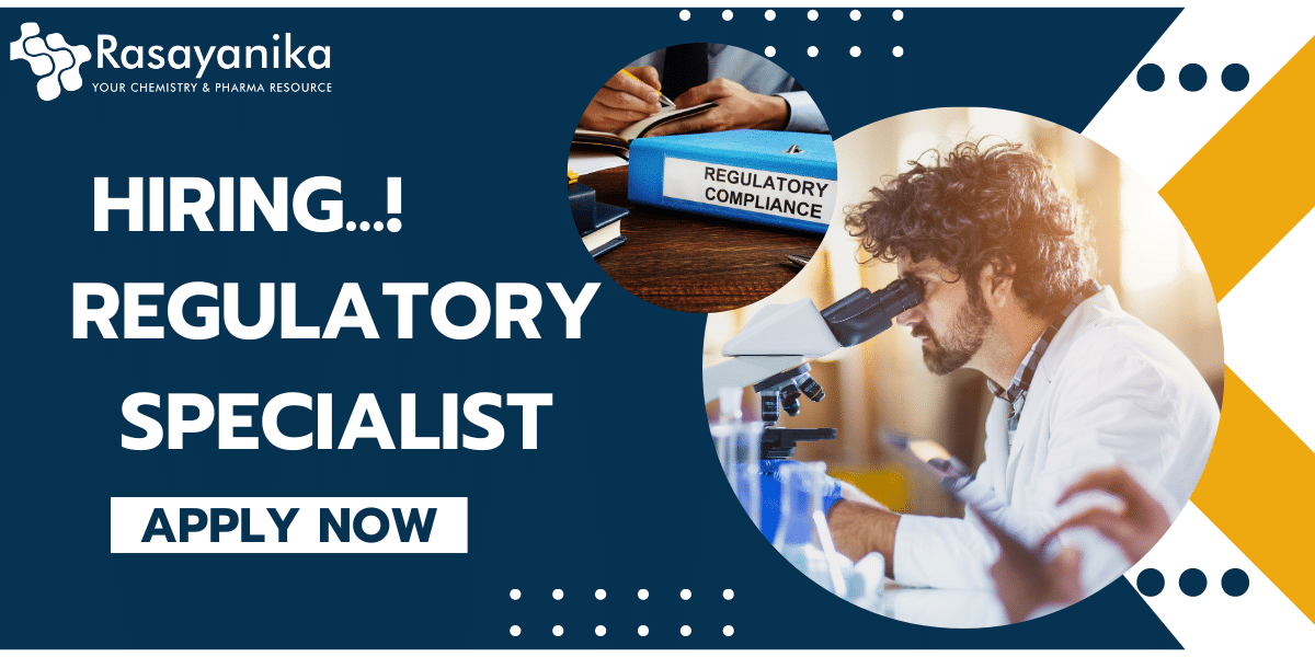 Regulatory Specialist in GSK