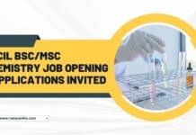 BECIL BSc/MSc Chemistry Job Opening - Applications Invited