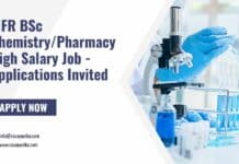 TIFR BSc Chemistry/Pharmacy High Salary Job - Applications Invited