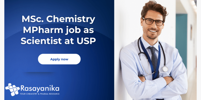 MSc Chemistry MPharm job