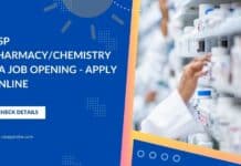 USP Pharmacy/Chemistry QA Job Opening - Apply Online
