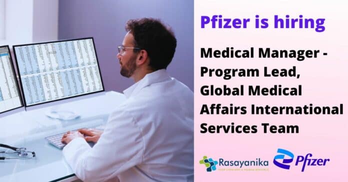 Medical Manager at Pfizer