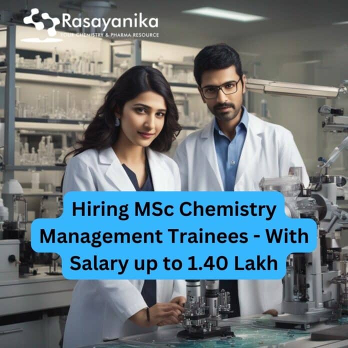 Bharat Dynamics Limited Hiring MSc Chemistry Management Trainees - With Salary up to 1.40 Lakh