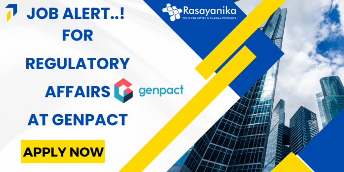 Regulatory Affairs at Genpact