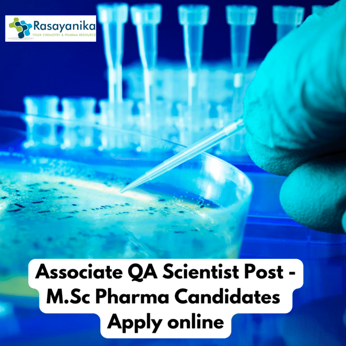 Associate QA Scientist