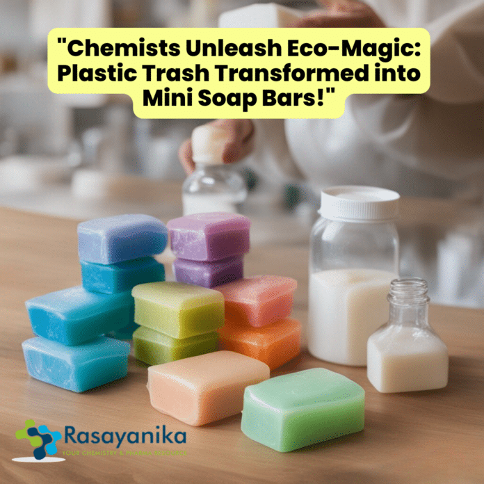 Chemists Unleash Eco-Magic: Turn Plastic Trash into Soap Bars