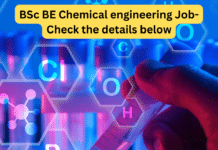 BE Chemical Engineer Job