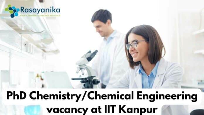 IIT Hiring PhD Chemistry