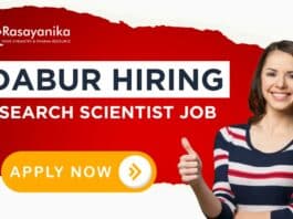 Dabur Pharma Research Job - Research Scientist New Vacancy