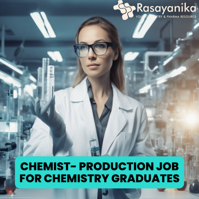 Jubilant Pharmova is Hiring Chemistry Graduates For Chemist Post