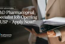 "PhD Pharmacopeial Specialist Job Opening at USP - Apply Now!"