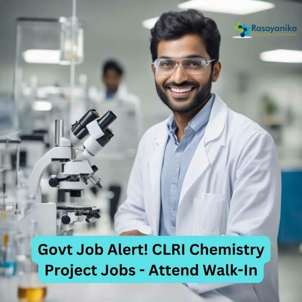 CLRI Project Recruitment 2023 For MSc & MTech, Attend WalkIn