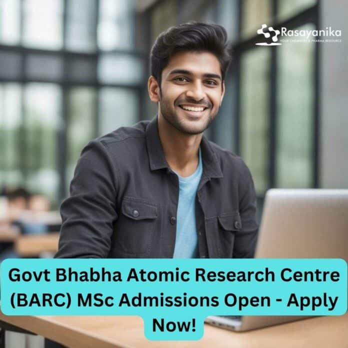 BARC MSc Admission 2024 Open Apply Now!