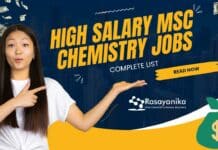 High Salary Chemistry Jobs