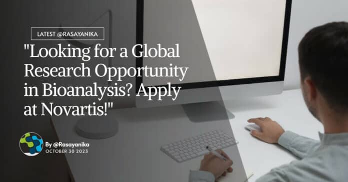 Novartis Chemistry Job - PhD Candidates Apply