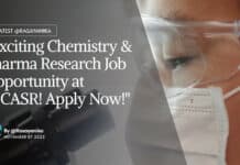 JNCASR Pharma Research Job - Chemistry Recruitment - Apply Now!