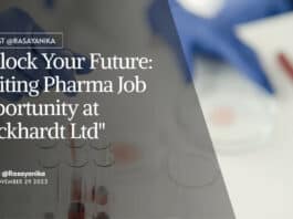 "Unlock Your Future: Exciting Pharma Job Opportunity at Wockhardt Ltd"