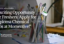 "Exciting Opportunity for Freshers: Apply for Diploma Chemical Jobs at Momentive!"
