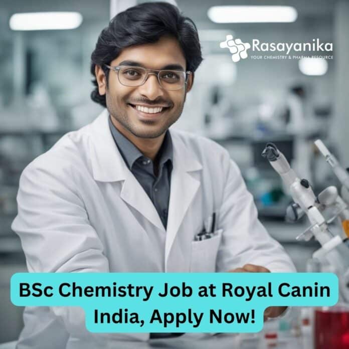 BSc Chemistry Job Vacancy