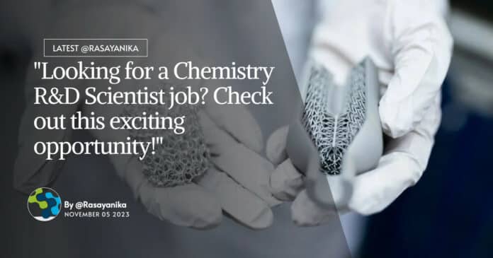 Chemistry R&D Scientist II Job at Element Solutions