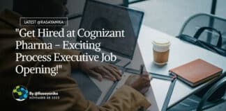 "Get Hired at Cognizant Pharma - Exciting Process Executive Job Opening!"
