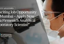 "Exciting Job Opportunity in Mumbai - Apply Now as a Firmenich Analytical Laboratory Scientist!"