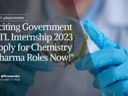 "Exciting Government NDTL Internship 2023 - Apply for Chemistry & Pharma Roles Now!"